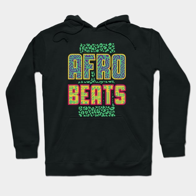 afrobeats fan, afrorave, afro trance, african typography Hoodie by Daribo